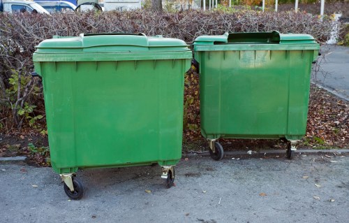Construction site with waste removal services in Westminster